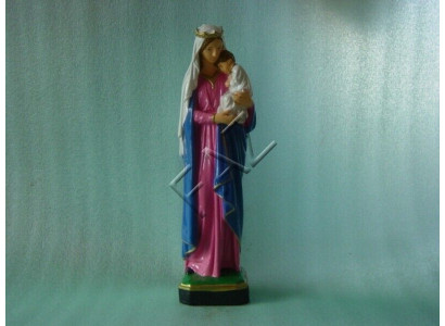 Helleg Maria Gott seng Figur Gaart Statue Skulptur Figuren Skulpturen Dekoratioun