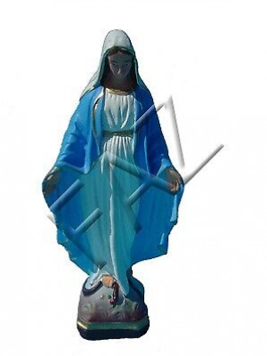 Figur Gaart Statue Skulptur Figuren Skulpturen Dekoratioun Helleg Maria Gottesmutter