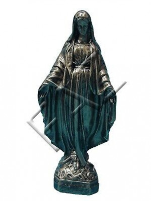 Figur Gaart Statue Skulptur Figuren Skulpturen Dekoratioun Helleg Maria Gottesmutter