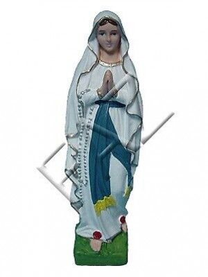 Mamm Maria Jesus Figur Gaart Statu Skulptur Figuren Skulpturen Dekoratioun