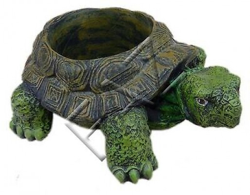 Schildkröt-Vasendesign Skulptur Figur Statue Statuen Figuren Dekoratioun Deko