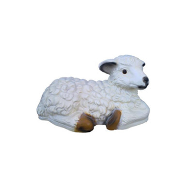 Schéin dekorativ modern Skulptur vun engem Schof, Figurenhéicht 20 cm.