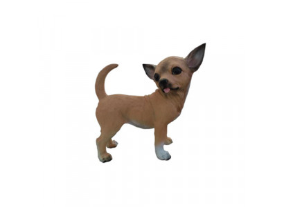 Hond Figur Statue Gaart Skulptur Deko Skulpturen Dekoratioun