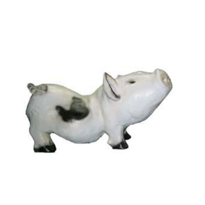 Schwäinermast Bauerenhaff Dekoratioun Gaart Figuren Statu Déier Zoossiss Statuen 24cm