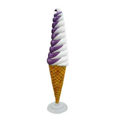 Glace Figur Statue Aufsteller Eisdiel Restaurant Gastronomie Statuen 250cm