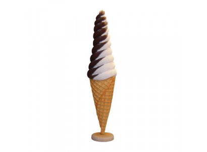 Glace Figur Statue Opsteller Glacebuttek Restaurant Gastronomie 250cm Statuen