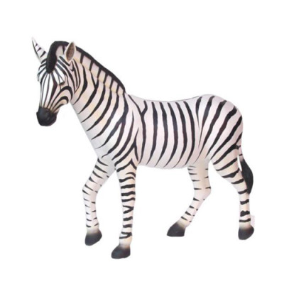 Zebra Liewensgréisst Figur Dekoratioun Statuen Skulptur Gaart Deko Figuren 180cm