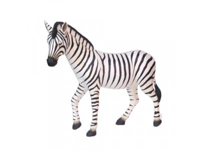 Zebra Liewensgréisst Figur Dekoratioun Statuen Skulptur Gaart Deko Figuren 180cm