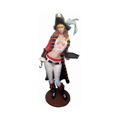Pirate Figur Statue Design Skulptur Dekoratioun Karibik Piraten Gaart Dekor 189cm