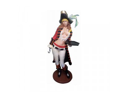 Pirate Figur Statue Design Skulptur Dekoratioun Karibik Piraten Gaart Dekor 189cm