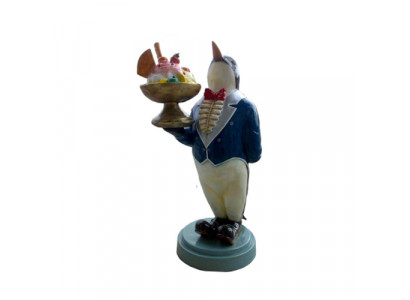Glace Figur Statue Ständer Glacebuttik Päiperléck Gastronomie Statuen 175cm Nei