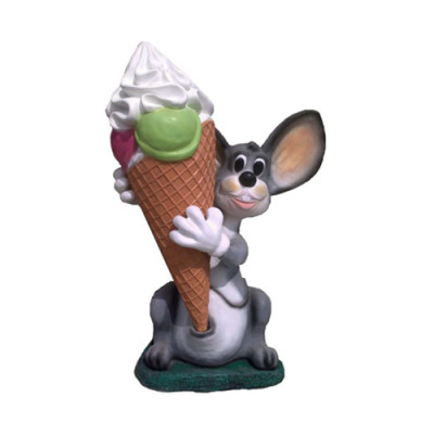 Glace Figur Statue Aufsteller Glacegeschäft Hues Gastronomie Statuen 131cm Nei