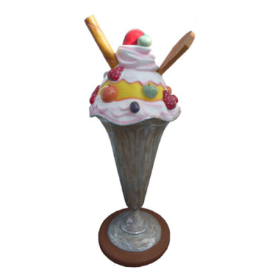 Eiscrème Figur Statuen Aufsteller Eisdiel Restaurant Gastronomie Figur 165cm