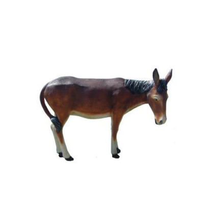 Esel dekorativ Statue Gaart Figuren Statuen 150 cm Liewensgréiss Figur Plastik