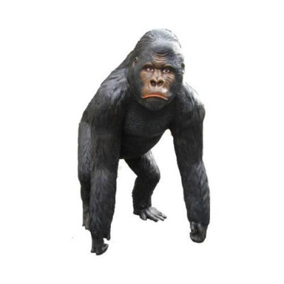 Gorilla Dekorativ Statu Säit Jardin Statuen 130cm Liewensgréiss Figur Plastik Figuren