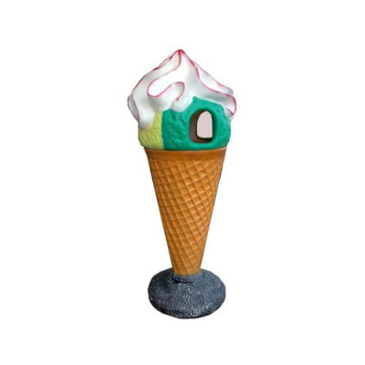 Glace Figur Design Offallbehälter Korb Statuen Figuren Statuetopsteller 145 cm