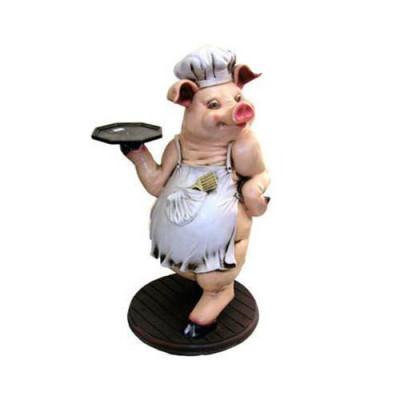 Schwäin Buttek Figur Statue Figuren Statuen Skulptur Restaurant Hotel 137cm Nei