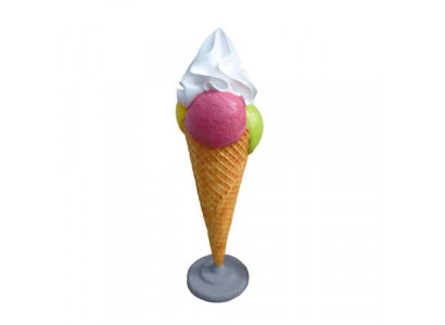 Glace Figur Statuen Opsteller Glacebar Gastronomie Statuen 185cm Restaurant