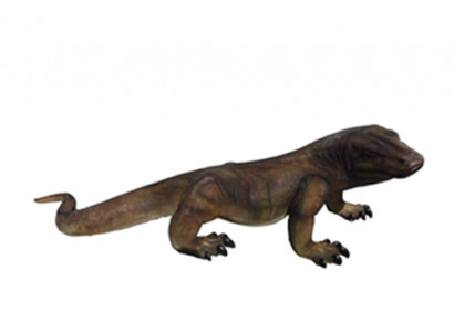 Waran Dekoratioun Skulptur Monitor-Eidechs Gaart Figuren Statuen Statue 53x200