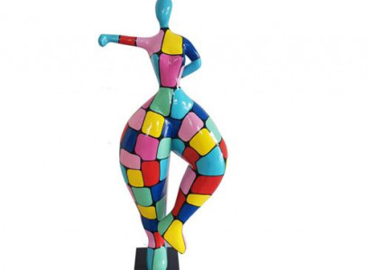 Abstrakt Figur Statue Ballerina Statute Gaart Dekoratioun Modern Figuren 132cm