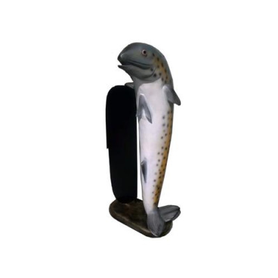 Skulptur Fësch Restaurant Figur Statuen Skulpturen Opsteller Schëld Nei 137cm