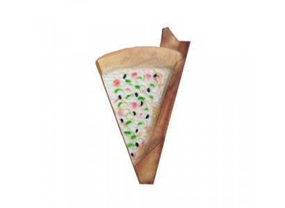 Opsteller fir Pizza Buttek Restaurant Präisschëld Skulptur Statue 200cm