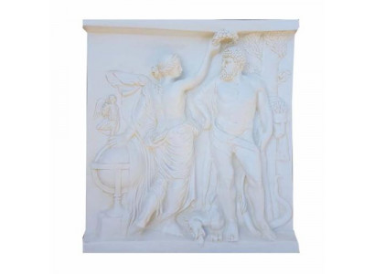 Antik Stil Relief Molerei Deko Figur Statue 94x100 cm Figuren Statuen Skulpturen