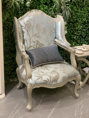 Fotell Stoffer Eenzelsëtz Miwwelen Relax Sëtz Design Canapé Textil Wunnzëmmer Fauteuil
