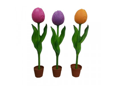 Blumm 190cm Tulpe Gaart Design Planz Abstrakt Skulptur Wielbar Statuen 190cm