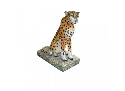 Dekoratioun Gaart Figur Statu Figuren Statuen Deko Nei Skulpturen Gepard Afrika