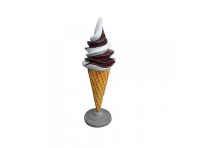 Glace Glacebuttek Skulptur Dekoratioun Figuren Opsteller 130cm Nei Gastronomie