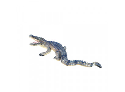 Modern dekorativ Skulptur Krokodil Nil Liewensgréisst 180 cm Gaard Dekoratioun Nei