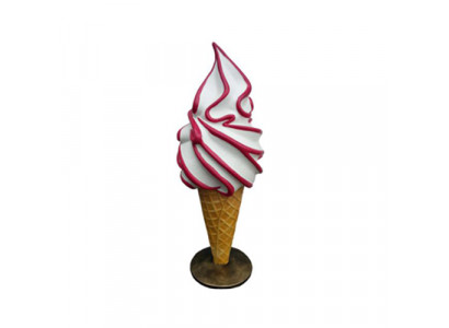 Glace Eisdiel Wanddekoratioun Figuren Opsteller 105cm Nei Gastronomie