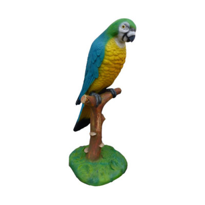 Papagei Vogel Figur abstrakt Figuren Statuen modern gemoolt nei 110cm Statu