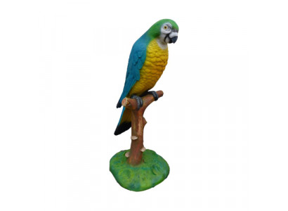 Papagei Vogel Figur abstrakt Figuren Statuen modern gemoolt nei 110cm Statu