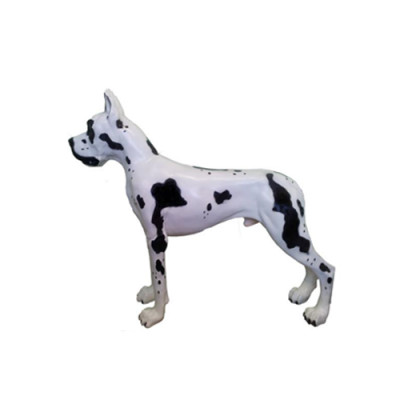 Hond Liewensgréisst Figur Dekoratioun Statuen Skulptur Gaart Deko Figuren 125cm nei