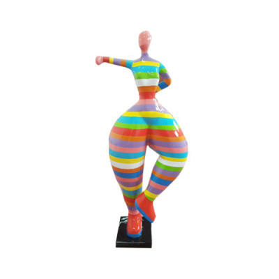 Modern Balletfigur PVC Skulptur Dekoratioun 85cm Deko Figuren Statuen Nei