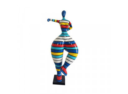 Modern Ballerina Figur PVC Skulptur Dekoratioun 85cm Deko Figuren Statuen Nei