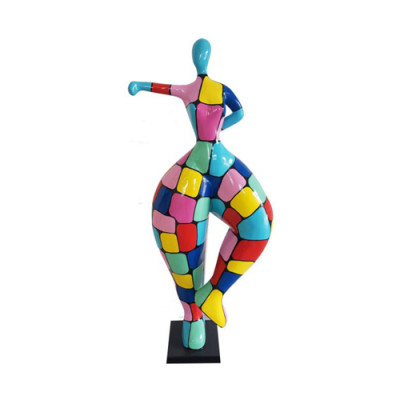 Modern Figur Ballerina PVC Skulptur Dekoratioun 85cm Deko Figuren Statuen Nei