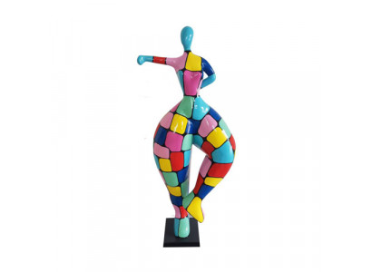 Modern Figur Ballerina PVC Skulptur Dekoratioun 85cm Deko Figuren Statuen Nei