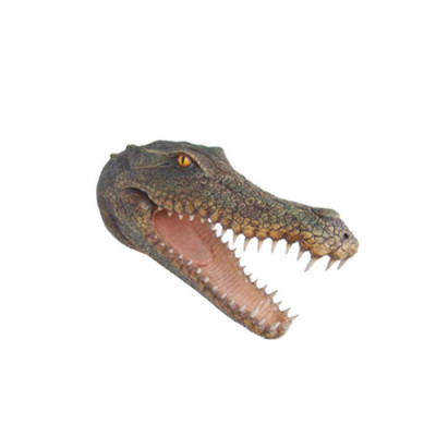 Skulptur Krokodil Mauer Reptilien Skulpturen Figuren Statuen Skulptur Statue 80cm