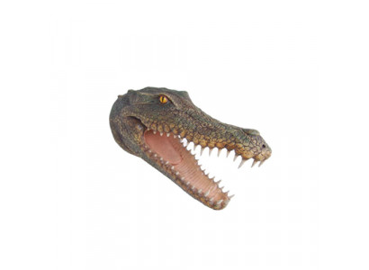 Skulptur Krokodil Mauer Reptilien Skulpturen Figuren Statuen Skulptur Statue 80cm
