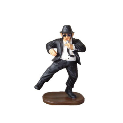 Dekorationsfigur Statue Skulptur 90 cm Figuren Statuen Skulpturen Dance Black Men P121