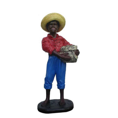 Deko Figur Statue Skulptur 115 cm Figuren Statuen Skulpturen Schwaarze Jong P78