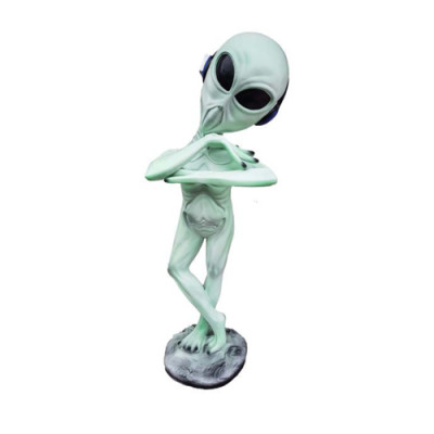 Deko Figur Statue Skulptur 92 cm Figuren Statuen Skulpturen Gaart Alien P136