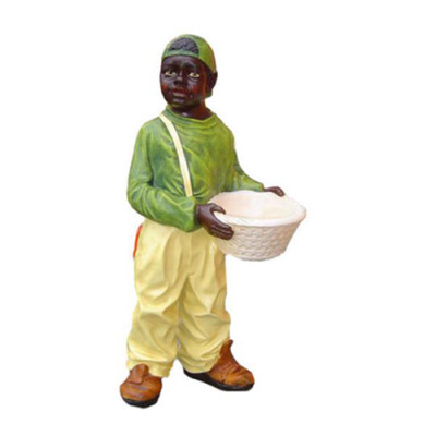 Deko Figur Statue Skulptur 90 cm Figuren Statuen Skulpturen Schwaarzer USA P36