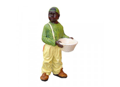 Deko Figur Statue Skulptur 90 cm Figuren Statuen Skulpturen Schwaarzer USA P36