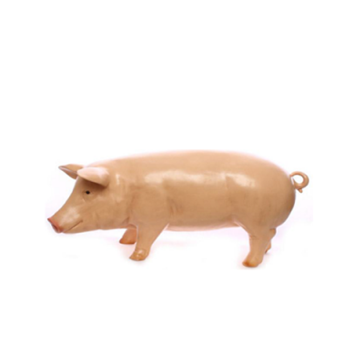 Aarm Schwäin Bauerenhaff Dekoratioun Gaart Figuren Statue Déier Zoossiss Statuen 93cm