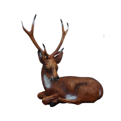 Figuren Skulptur Gaart Dekoratioun Deko Skulptur Statue Rehkitz Hirsch Nei 80cm
