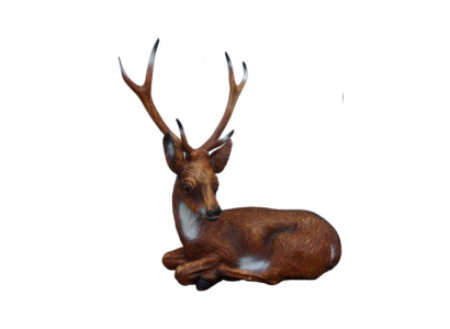 Figuren Skulptur Gaart Dekoratioun Deko Skulptur Statue Rehkitz Hirsch Nei 80cm